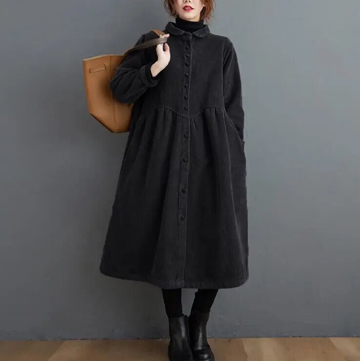 Dam Löst Corduroy Trenchcoat