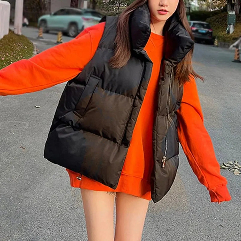 Kvinnliga Chic Puffer-Vest